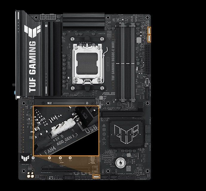 Материнська плата Asus TUF Gaming B650E-E WiFi Socket AM5