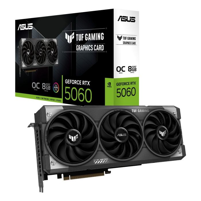 Відеокарта GF RTX 5060 8GB GDDR7 TUF Gaming OC Asus (TUF-RTX5060-O8G-GAMING)