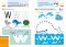 Розумні ігри. Англійська мова. Алфавіт. 3–5 років + наліпки і багаторазові сторінки для малювання / Gakken