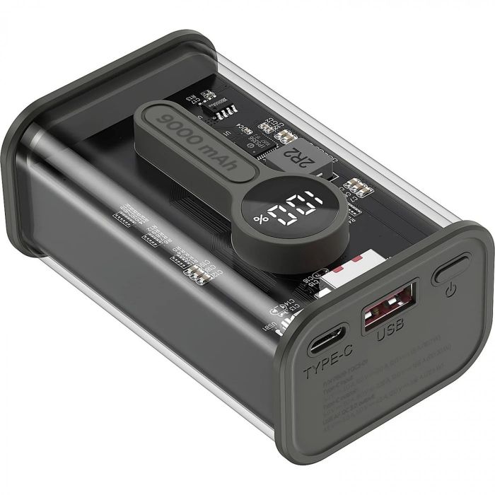 Універсальна мобільна батарея Gembird 9000mAh Black (PB09-TQC3-01)