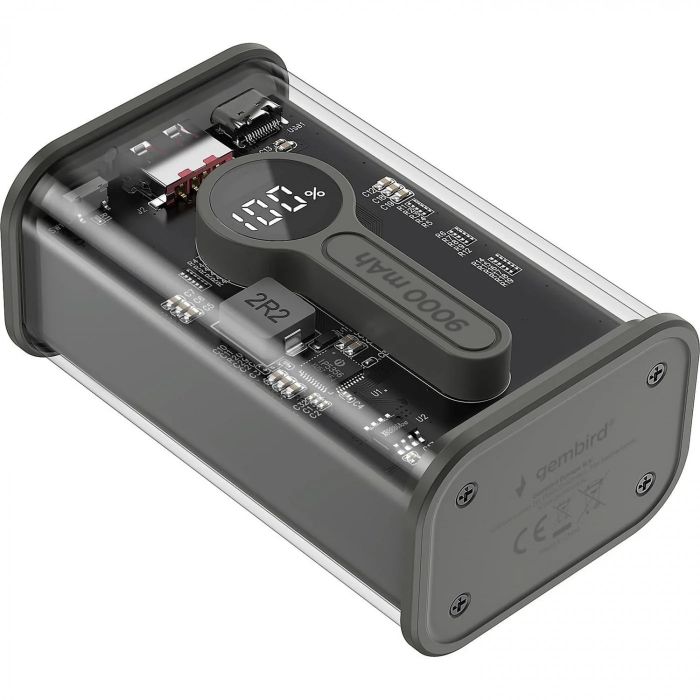 Універсальна мобільна батарея Gembird 9000mAh Black (PB09-TQC3-01)