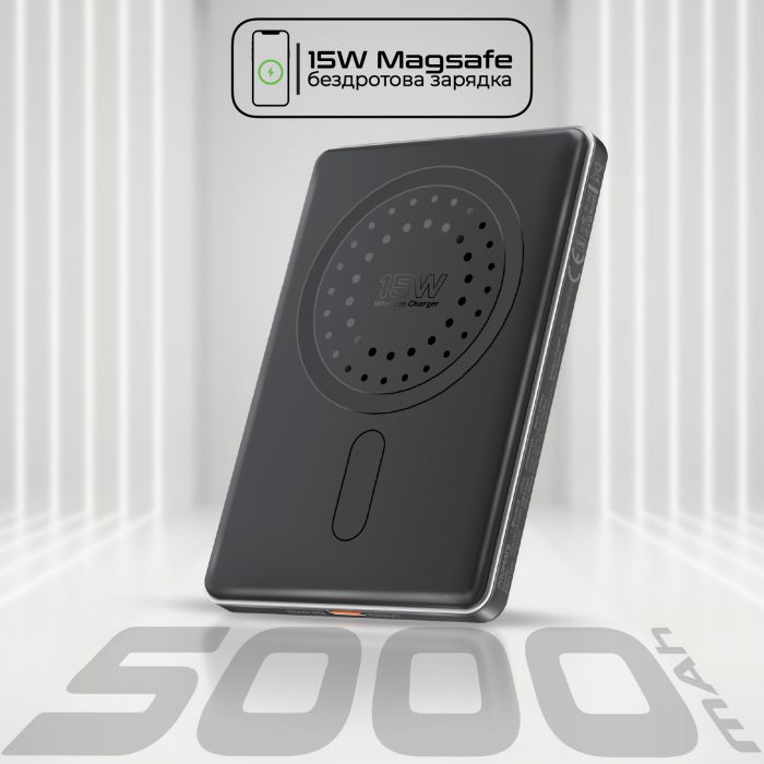 Універсальна мобільна батарея Promate Blade-5 5000mAh 20W Black