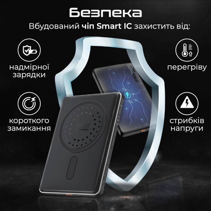 Універсальна мобільна батарея Promate Blade-5 5000mAh 20W Black