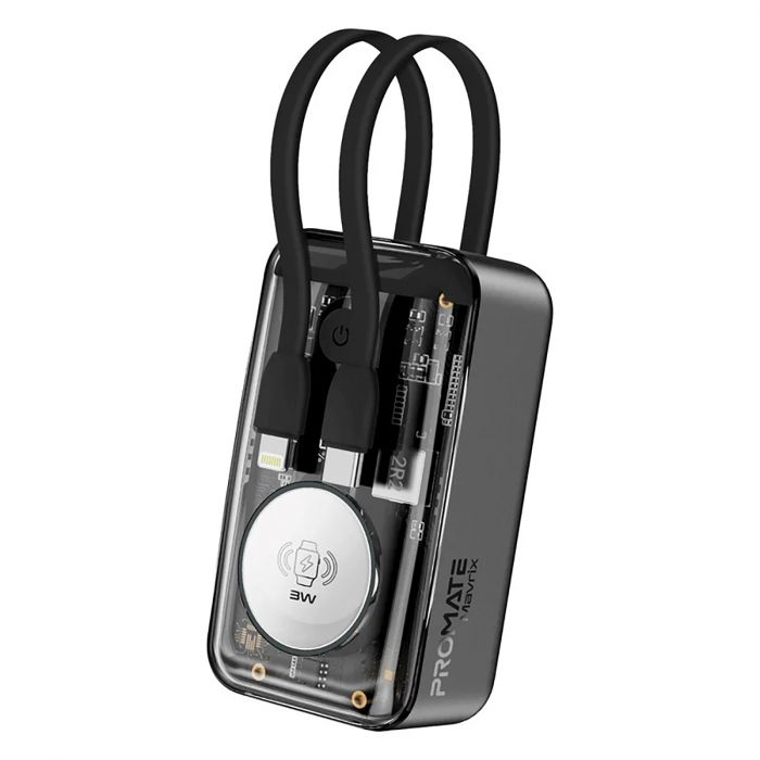 Універсальна мобільна батарея Promate Mavrix 10000mAh 35W Black