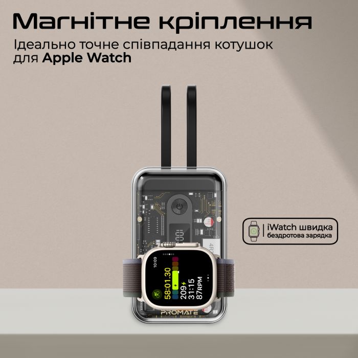 Універсальна мобільна батарея Promate Mavrix-20 20000mAh 65W Black