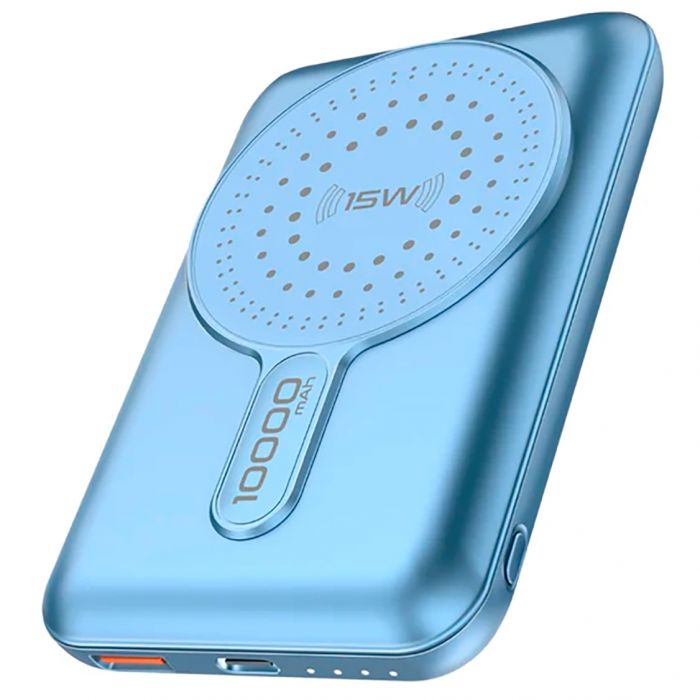 Універсальна мобільна батарея Promate PowerMag-10Pro 10000mAh 20W Blue