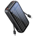 Універсальна мобільна батарея Promate SolarTank-20PDQi 20000mAh 20W Black (solartank-20pdci.black)