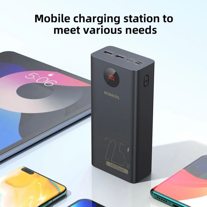 Універсальна мобільна батарея Romoss PEA40PF 40000mAh Black (PEA40-152-2133H)