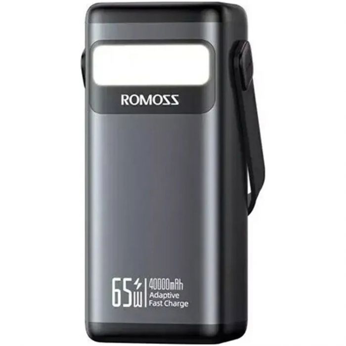 Універсальна мобільна батарея Romoss PMT40 40000mAh Black (PMT40-182-2133H)