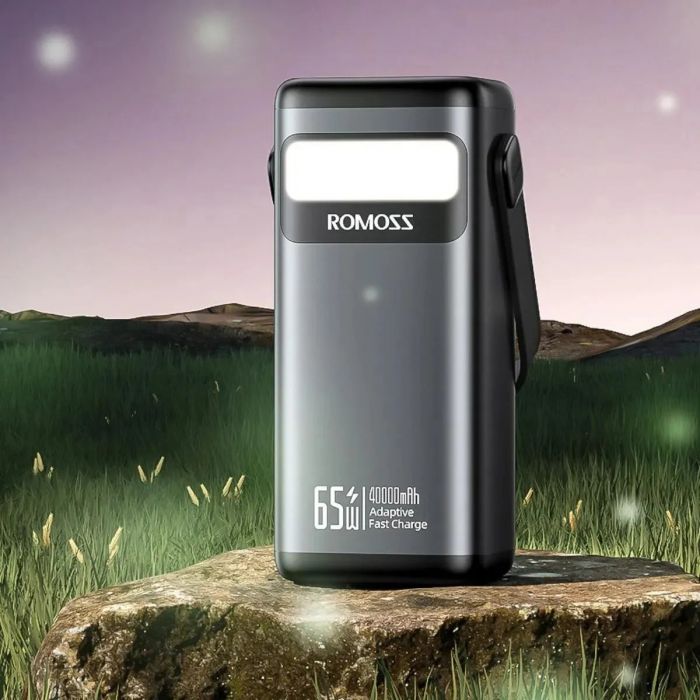 Універсальна мобільна батарея Romoss PMT40 40000mAh Black (PMT40-182-2133H)