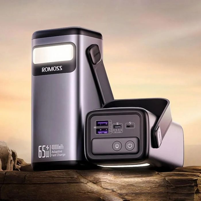 Універсальна мобільна батарея Romoss PMT40 40000mAh Black (PMT40-182-2133H)