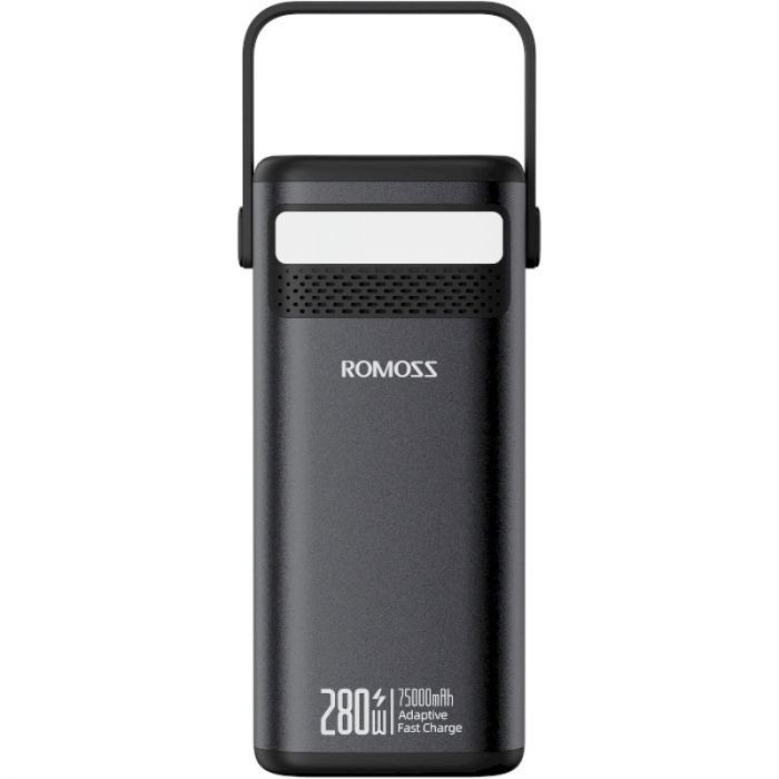 Універсальна мобільна батарея Romoss PMT75 75000mAh Black (PMT75-1E2-2133H)