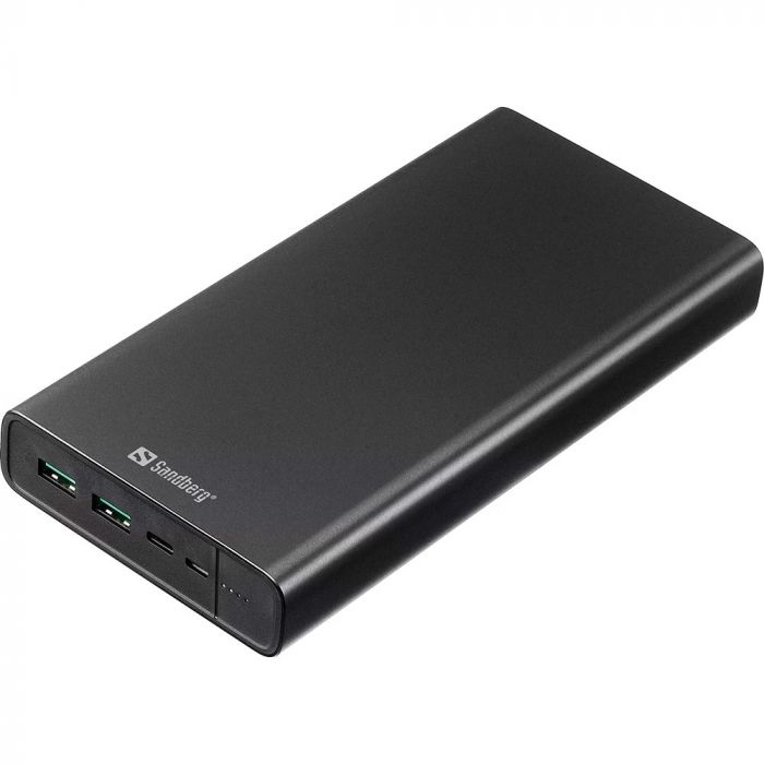 Універсальна мобільна батарея Sandberg Powerbank 38400mAh USB-C PD 100W Black (420-63)