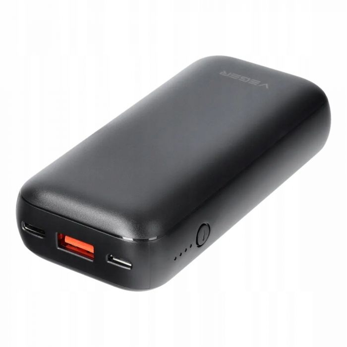 Універсальна мобільна батарея Veger S10 10000mAh, 20W Black (6970453554174)