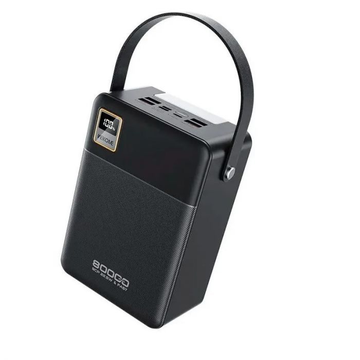 Універсальна мобільна батарея Wecome WP-78 80000mAh Black