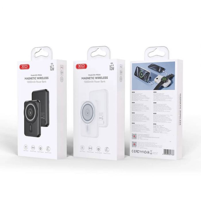 Універсальна мобільна батарея XO PR264 10000mAh Black (PR264.black)