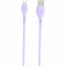 Кабель SkyDolphin S22L Soft Silicone USB - Lightning (M/M), 1 м, Violet (USB-000600)