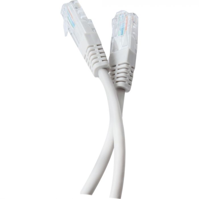 Патч-корд литий Tecro UTP-RJ45-0100, RJ45, Cat.5e, 1m, сірий