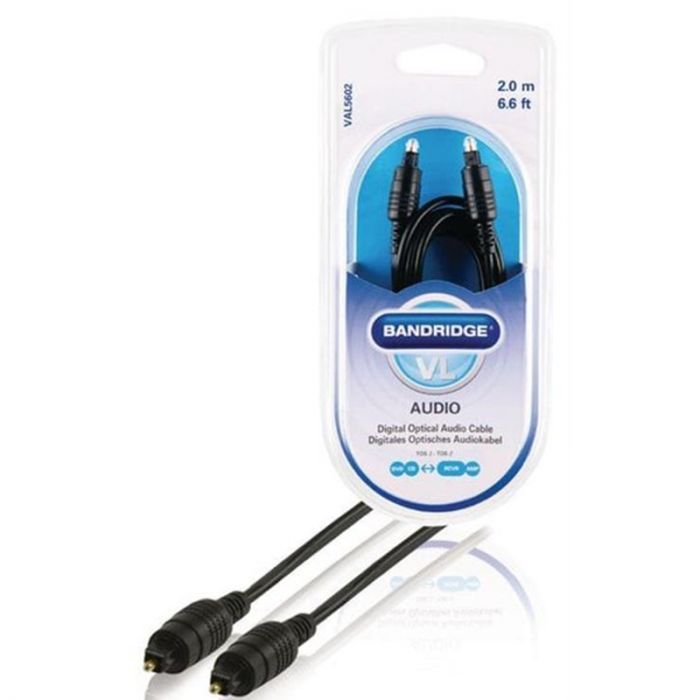 Кабель Bandridge ValueLine Toslink - Toslink (M/M), 2 м, Black (VAL5602)