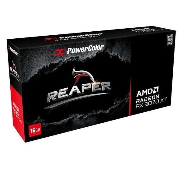 Відеокарта AMD Radeon RX 9070 16GB GDDR6 Reaper PowerColor (RX 9070 16G-A)