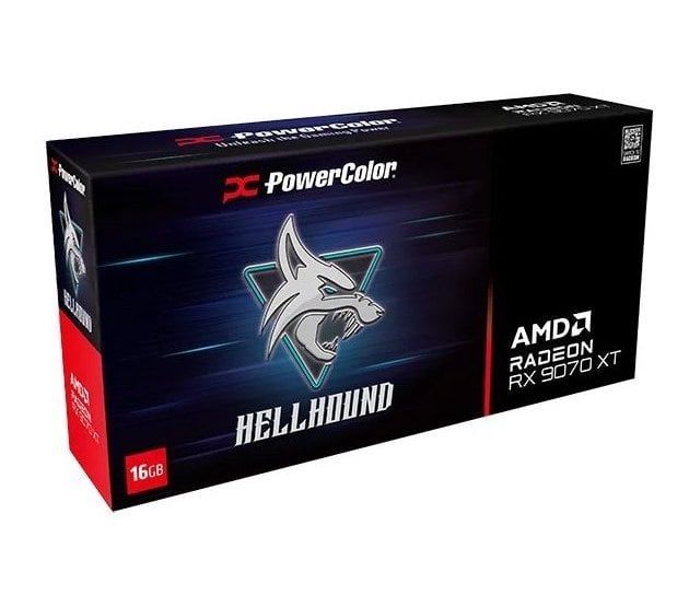 Відеокарта AMD Radeon RX 9070 XT 16GB GDDR6 Hellhound PowerColor (RX9070XT 16G-L/OC)