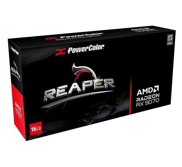 Відеокарта AMD Radeon RX 9070 XT 16GB GDDR6 Reaper PowerColor (RX 9070 XT 16G-A)