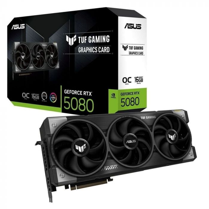 Відеокарта GF RTX 5080 16GB GDDR7 TUF Gaming OC Asus (TUF-RTX5080-O16G-GAMING)