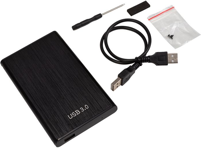 Зовнішня кишеня PowerPlant для HDD 2.5" USB3.0 (HC380411)