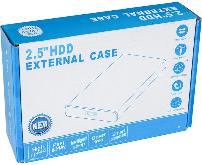 Зовнішня кишеня PowerPlant для HDD 2.5" USB3.0 (HC380015)