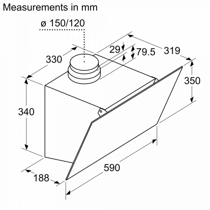 Витяжка Bosch DWK63PJ60T