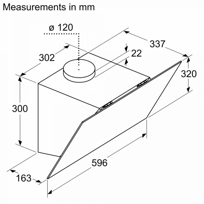 Витяжка Bosch DWK64PJ60T