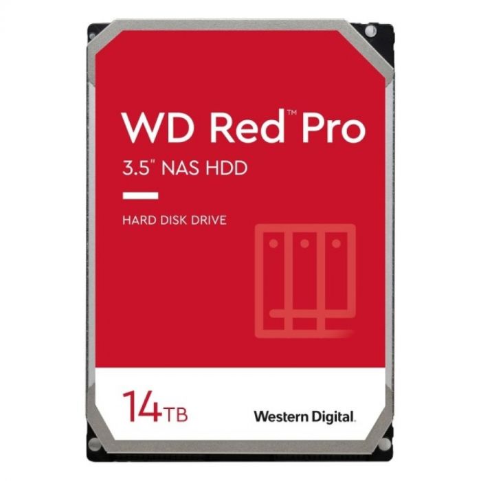 Накопичувач HDD SATA 14.0TB WD Red Pro NAS 7200rpm 512MB (WD142KFGX)