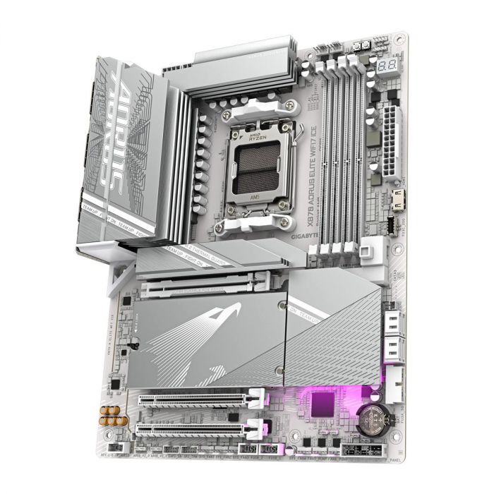 Материнська плата Gigabyte X870 Aorus Elite WiFi7 Ice Socket AM5