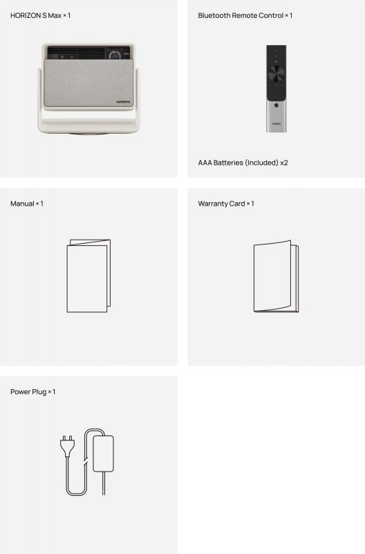 Портативний проектор XGiMi Horizon S Max (XM13Q)