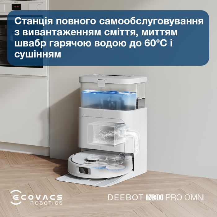 Робот-пилосос Ecovacs Omni N30 Pro (YDLX11-1) White