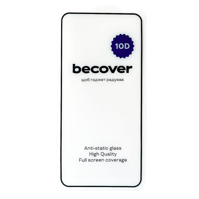 Захисне скло BeCover для Poco F6 Pro Black, 10D (712586)