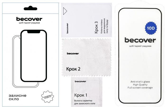 Захисне скло BeCover для Xiaomi Redmi Note 14 5G Black 10D (712727)