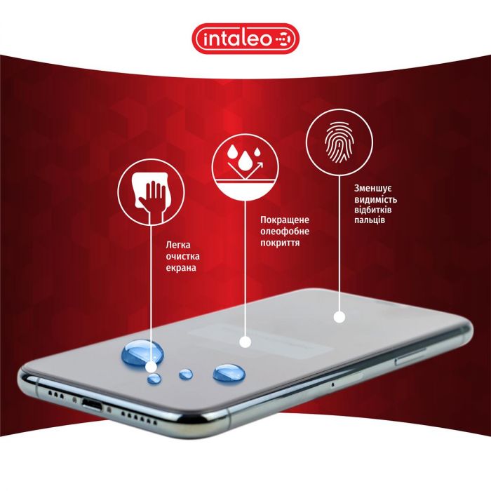 Захисне скло Intaleo Full Glue для Realme Note 60 Black (1283126608995)