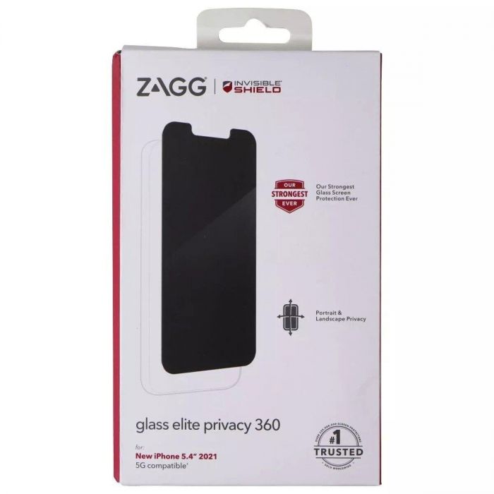 Захисне скло Zagg InvisibleShield Glass Elite Privacy 360 для Apple iPhone 13 Mini Transparent (200108335)