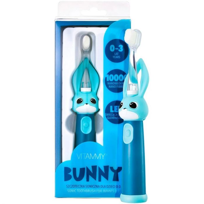 Зубна електрощітка Vitammy Bunny Blue (від 0 - 3 років)